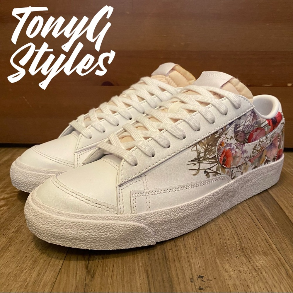💐NEW💐 CUSTOM NIKE BLAZER LOW - Picture 7 of 15
